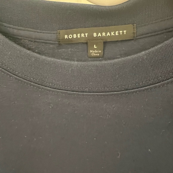“Blue Night” Navy Robert Barakett long sleeve shirt size large. Worn once - Picture 3 of 5